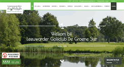 Desktop Screenshot of leeuwardergolfclub.nl